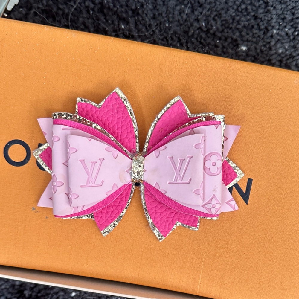 Pink and Gold Designer Stanley Bow